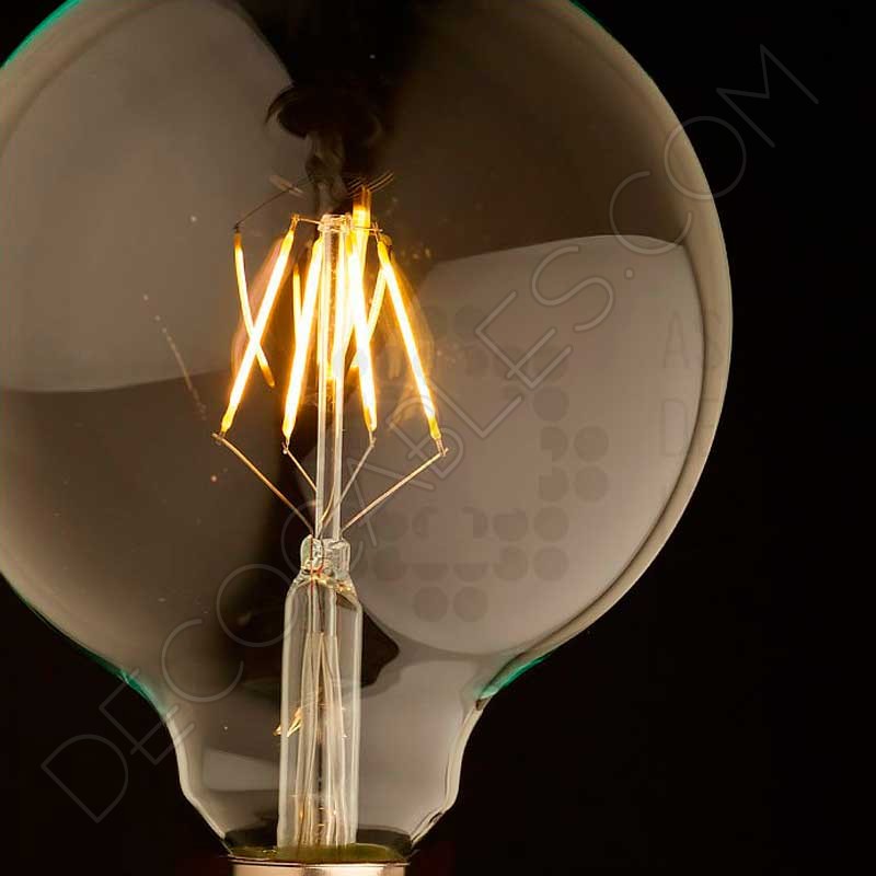 Bombilla filamento led 7W regulable cristal ámbar Bombilla filamento led 7W regulable cristal ámbar